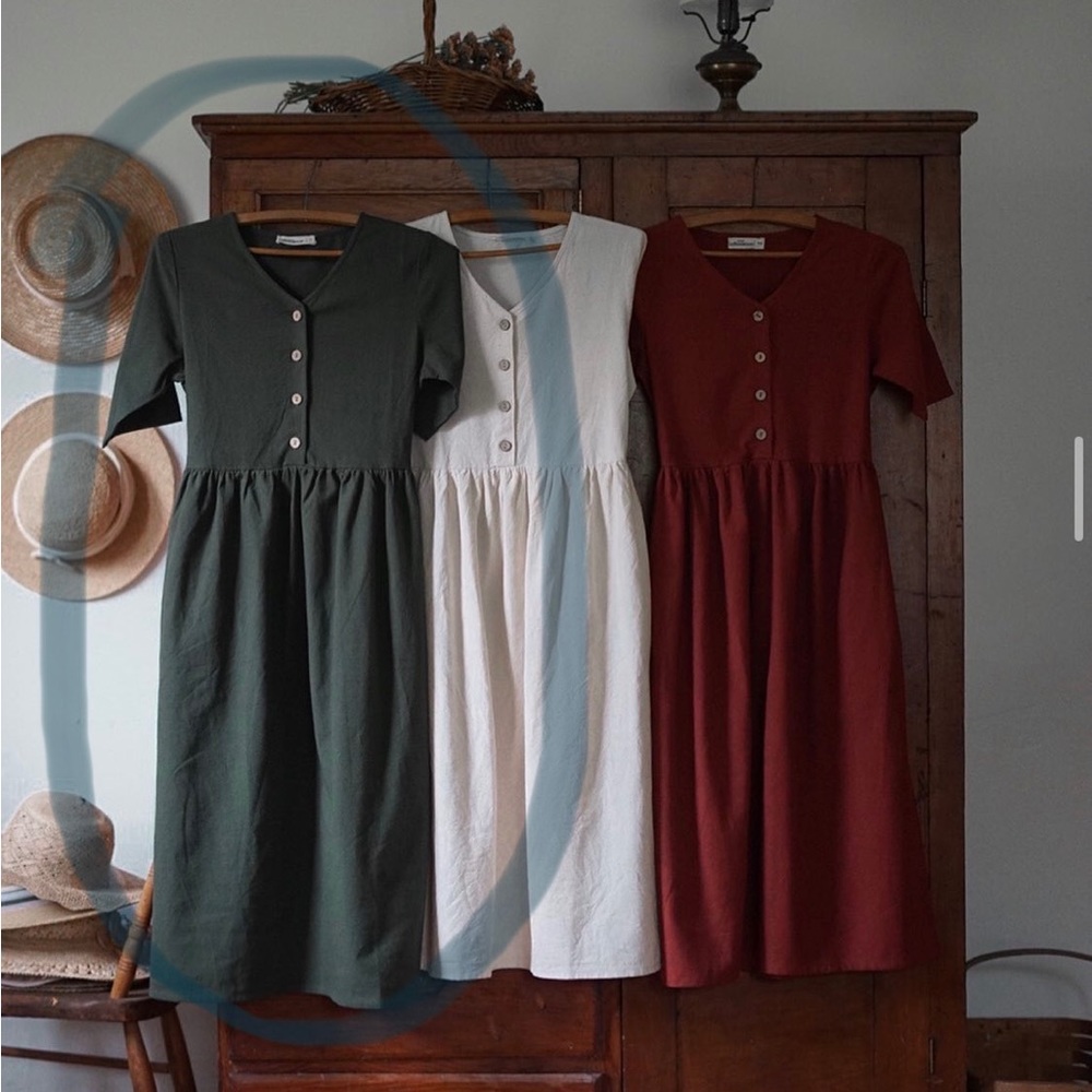 Little Cottonwood evergreen alder dress